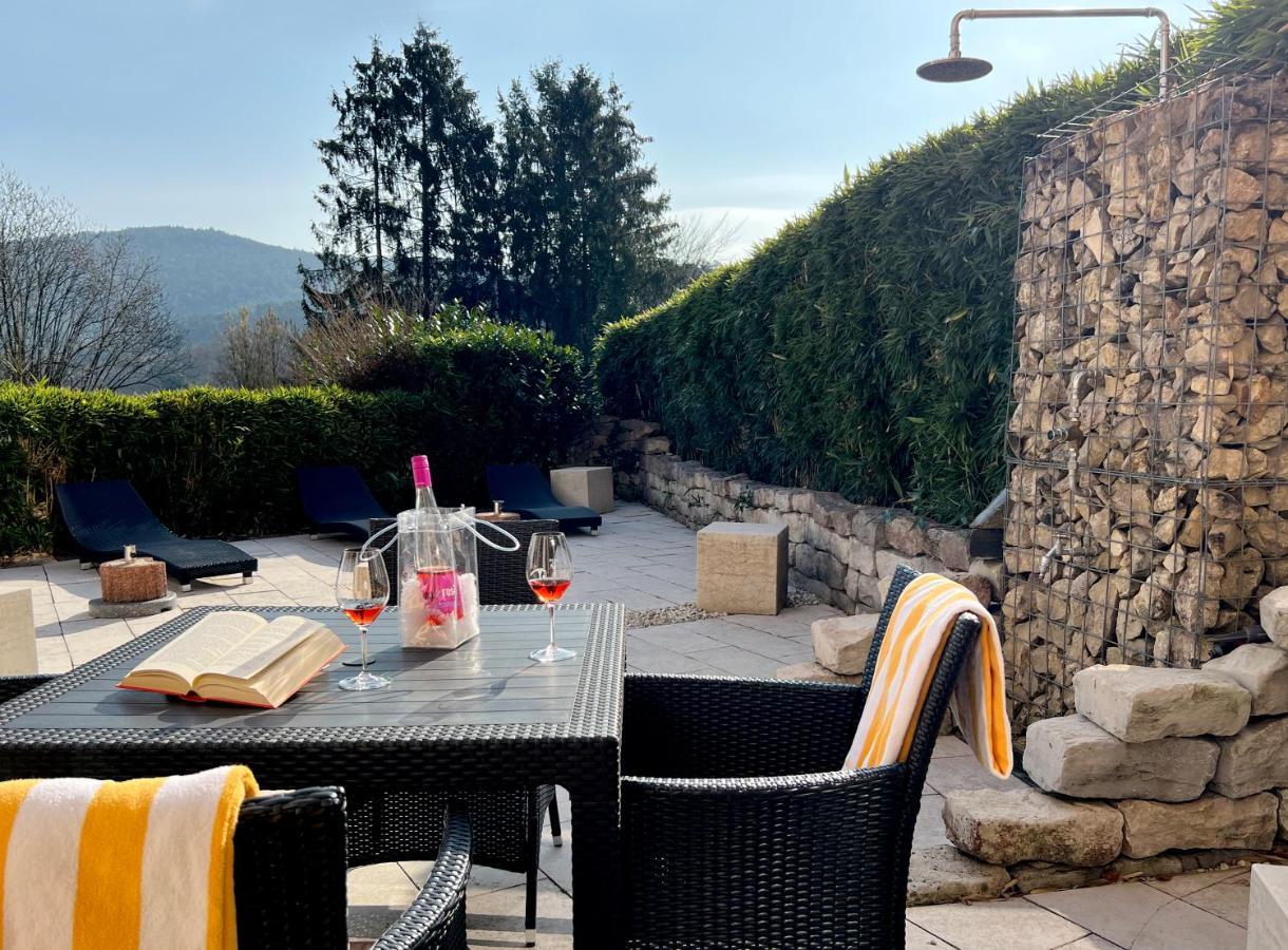 Hotel Am Hirschhorn - Wellness - Spa - And More Wilgartswiesen Bagian luar foto